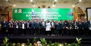 Dari Pelantikan IDI Banyuwangi, Bupati Ipuk Gaungkan Pelayanan Kesehatan Humanis
